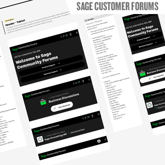 Sage Customer Forums