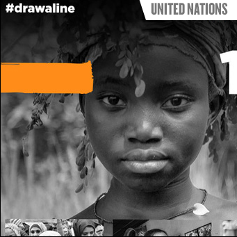 UNHCR Draw a Line Campaign website